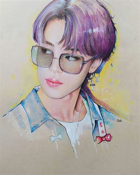 Pin By Jeon Jungkookᴮᴱ🐰 On Bts Fanart Bts Drawings Oil Pastel