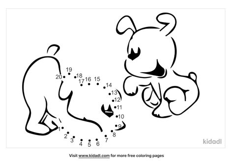 Dogs Playing Dot To Dot Easy Kidadl