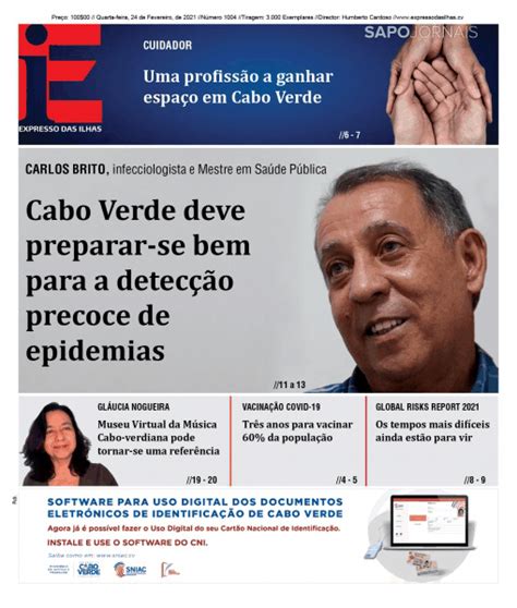 Expresso Das Ilhas 24 Fev 2021 Jornais E Revistas SAPO Pt