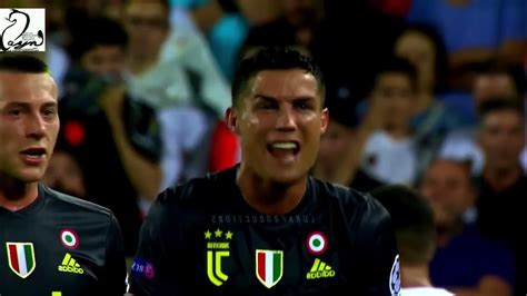 Crazy Moments Parts Cristiano Ronaldo And Referees Youtube