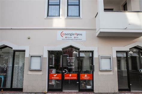 Aachen Germany November Logo Of Energie You On Their Office