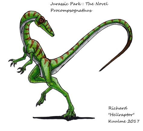 'Jurassic Park' Novel Procompsognathus by Hellraptor | Jurassic park ...