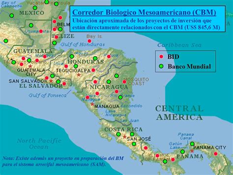 Corredor Biológico Mesoamericano relevante para la conservación