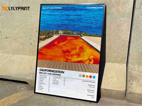 Red Hot Chili Peppers Californication Album Cover Poster Lylyprint