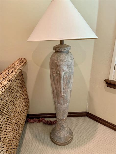 Vintage Elephant Floor Lamp