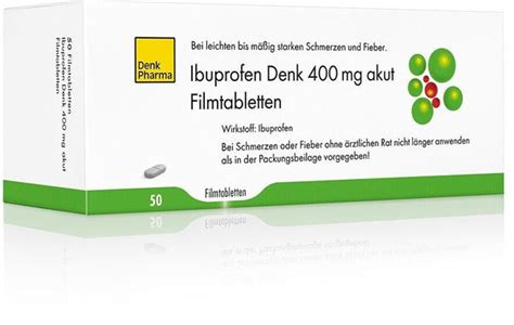 Ibuprofen Denk Mg Akut Filmtabletten Stk Angebote Auf