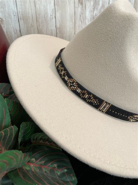 Pre Made Miyuki Loom Beaded Hat Band Cody Version Etsy