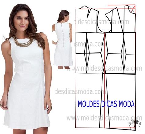 VESTIDO BRANCO Moldes Dicas Moda Bloglovin