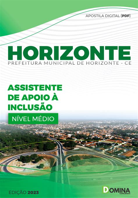 Apostila Pref Horizonte CE 2023 Assistente Apoio Inclusão