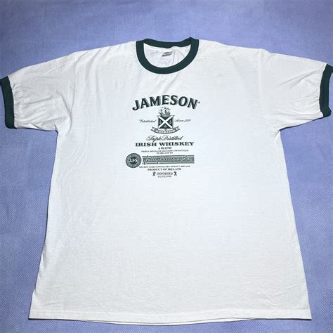 Vineyard 2000s Jameson Irish Whiskey Crest Logo White Gem