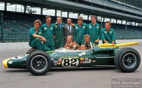 Jim Clark Wins The Indianapolis 500 1965 Click Americana