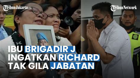 Bharada E Masih Bisa Jadi Polisi Ibu Brigadir J Ingatkan Richard Tak