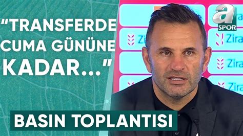 Galatasaray 4 2 Bandırmaspor Okan Buruk Maç Sonu Basın Toplantısı A