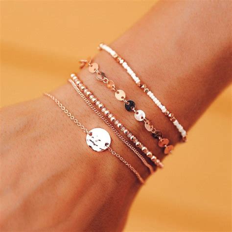 The Rose Gold Rush Pack By Aspyn Ovard Pura Vida Bracelets Pure