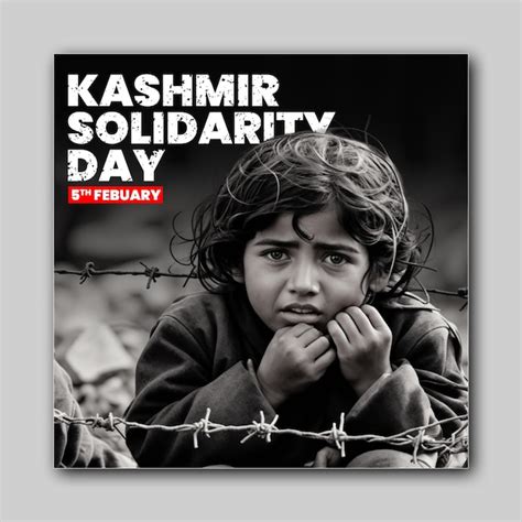 Premium Psd Kashmir Solidarity Day Social Media Post Design