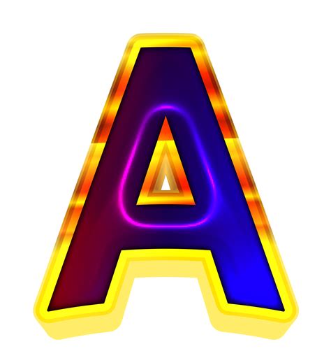 Glossy Alphabet Letters 22940484 PNG