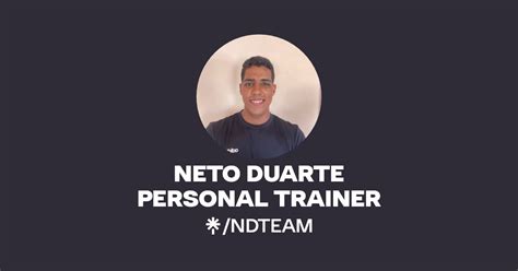 Neto Duarte Personal Trainer Linktree