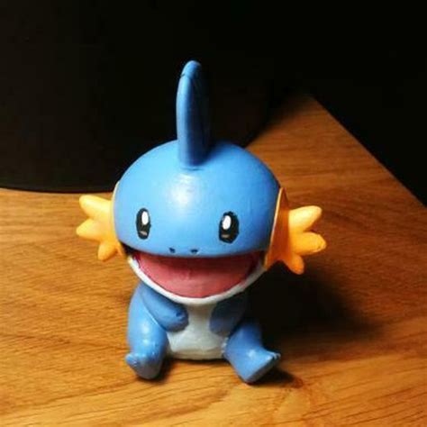 3D Printer Mudkip Pokemon Made With Elegoo Mars ProCults