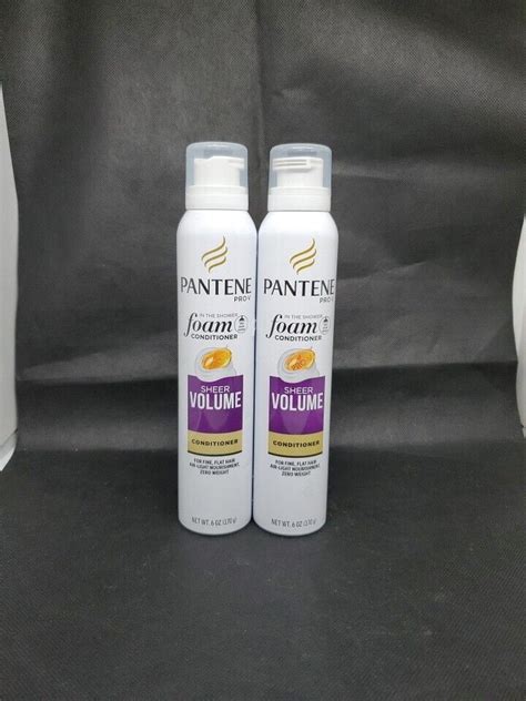 Lot Of 2 Pantene Pro V The Shower Foam Conditioner Sheer Volume 6 Oz EBay