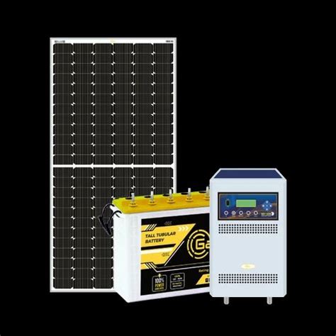 Battery Off Grid Kw Monocrystalline Solar System For Home At Rs