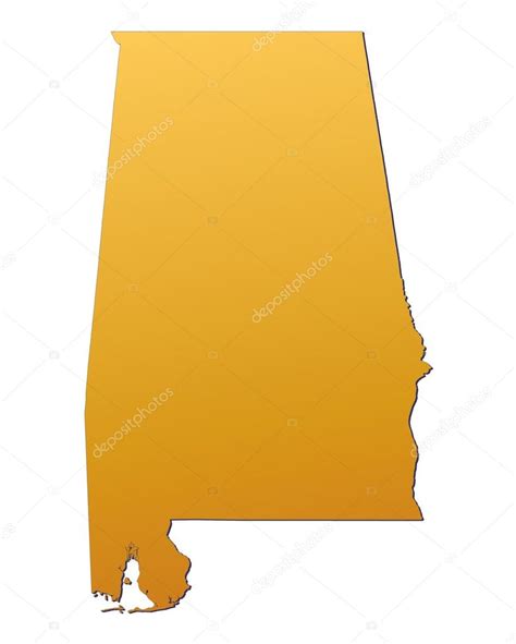 Alabama (USA) map — Stock Photo © skvoor #2045934