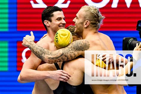 Schwimmen Wm In Fukuoka Mixed Staffel Aust Imago