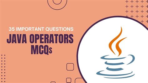 Java Operators Mcqs L Top 35 Java Operators Questions And Answers L