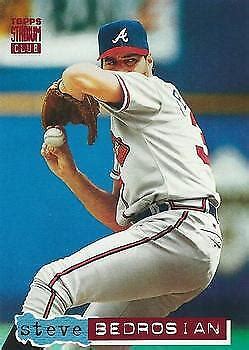 Stadium Club Steve Bedrosian Atlanta Braves Baseball Card Ebay