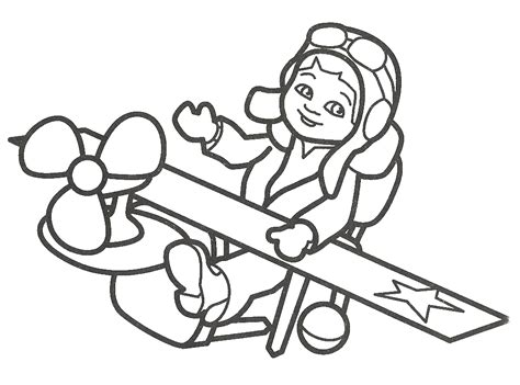 Раскраска Самолет Агнии Барто распечатать, скачать, раскрасить