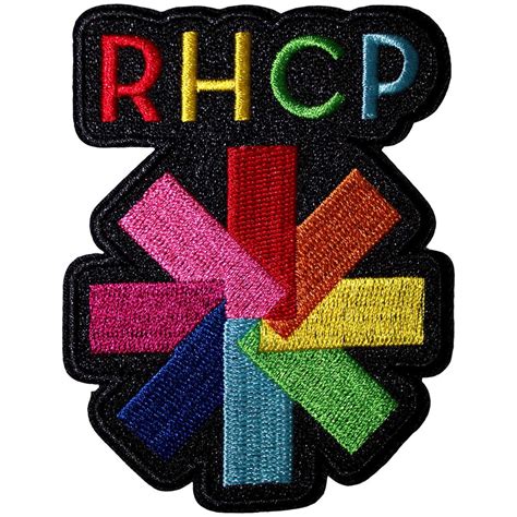 Bandpatches Nl Red Hot Chili Peppers Patch Asterisk Rainbow