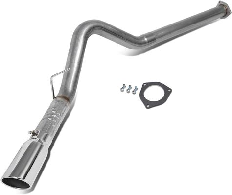 F 250 Super Duty Muffler Catback Exhaust System Single Tip Stainless