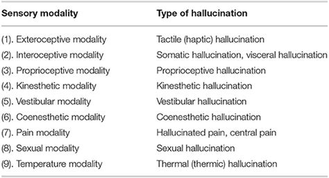 Hallucinations Schizophrenia Examples