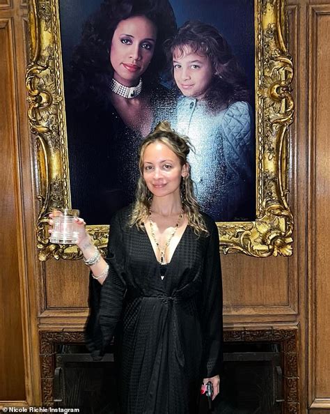 nicole richie shares cute childhood portraits