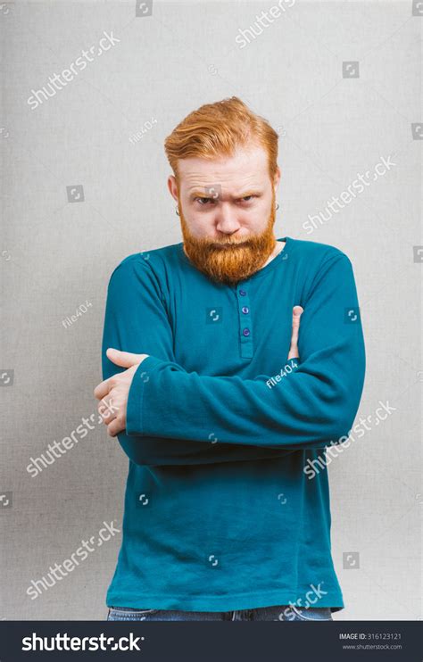 Sulking Man Crossing His Arms Stock Photo 316123121 Shutterstock