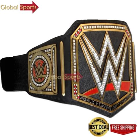 WORLD HEAVYWEIGHT WRESTLING Championship Replica Title Belt Adult Size