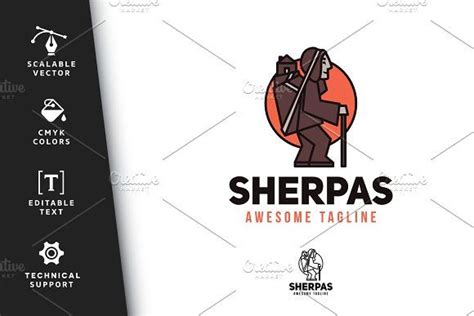 Sherpas Logo Logo Logo Templates Creative Agency