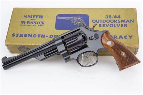 Minty Boxed Smith Wesson Outdoorsman Model Revolver