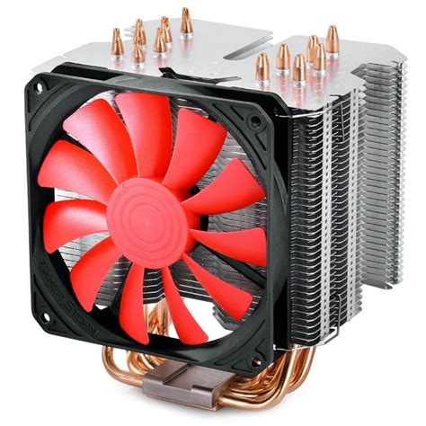 Cooler Deepcool Lucifer K2 Intel AM4 Ryzen Vermelho 120mm