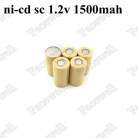 Pcs Brand Sc V Ni Cd Battery Sc Mah V Subc Mah