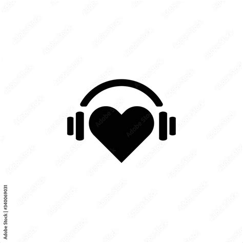 Love music logo vector , Creative love music logo icon Vector Image ...