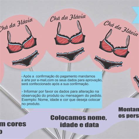 Topper Chá de Lingerie 1 Elo7 Produtos Especiais