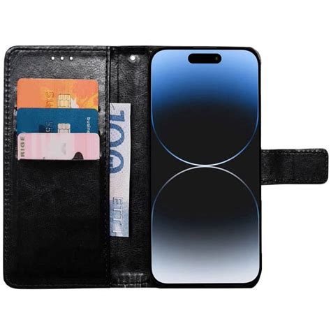 Buy 3 Card Phone Wallet Apple Iphone 16 Black