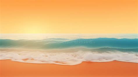 Blue Gradient Ocean Background Stock Illustration - Illustration of horizon, vacation: 304160746