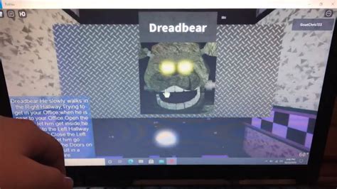 How To Get The Dreadbear Event Badge Ucn Rp Roblox Youtube