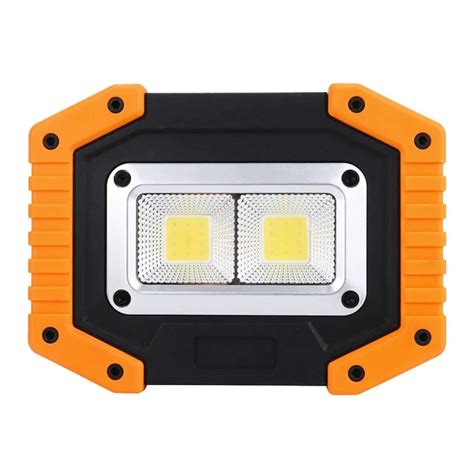 Portable COB LED Worklight Outdoor Camping USB Rechargeable Spotlight