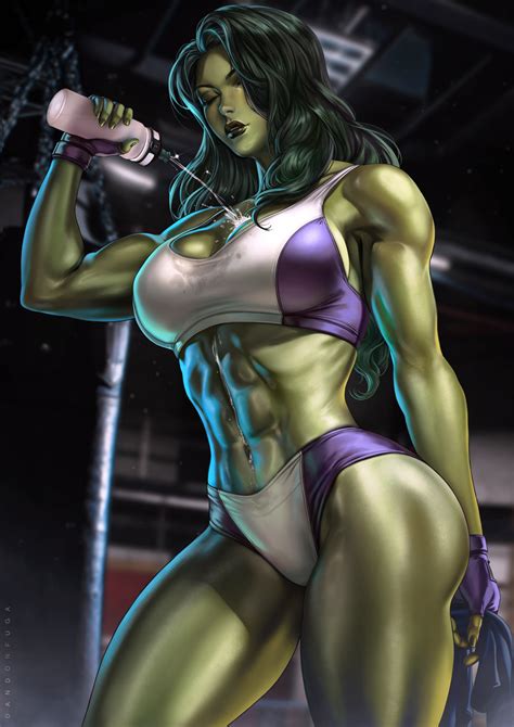 She Hulk Marvel Image By Dandon Fuga 3742932 Zerochan Anime