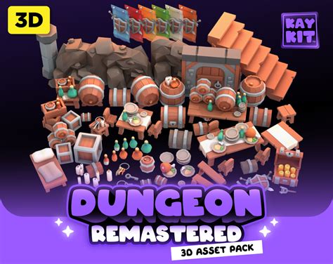 KayKit Dungeon Pack Remastered By Kay Lousberg