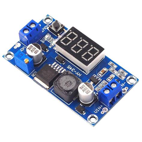 Xl A Dc Dc Adjustable Step Up Power Module With Led Voltmeter