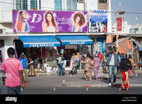 Downtown Dakar, Senegal, West Africa Stock Photo - Alamy