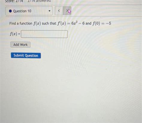 Solved Find A Function F X Such That F X X And Chegg